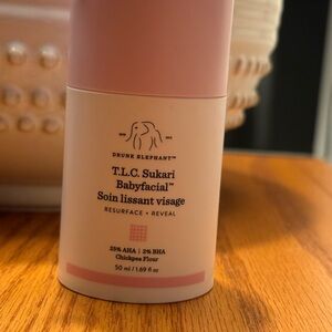Drunk Elephant T.L.C. Sukari Babyfacial Resurface + Reveal 1.69 oz. Brand New.